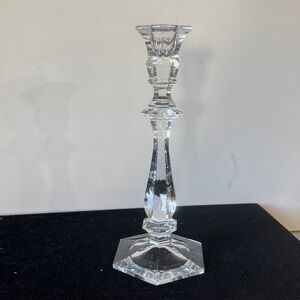 Imperial Crystal Candle Stick 24% Lead Crystal 10"T